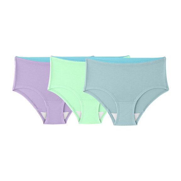 Pantaleta Fruit of the Loom para Niña Multicolor 3 Piezas Talla 6