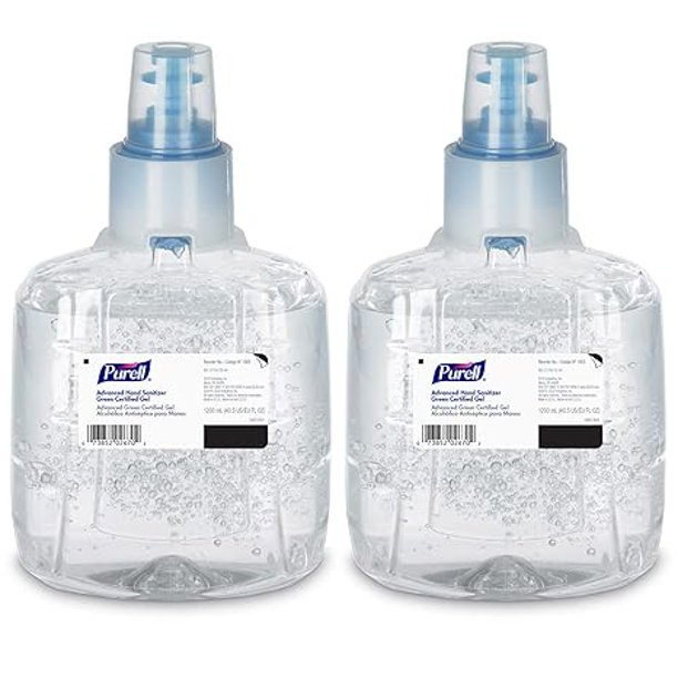 Recambio de gel desinfectante avanzado PURELL LTX-12 de 1200 ml 2pz