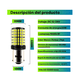 thumbnail image 4 of 2 Focos Led 1156 Bau15s Direccionales Py21w 7507 Cuartos Luz Blanca 150 Belug Blanco, 4 of 5