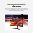 thumbnail image 5 of SAMSUNG 27 Essential S3 (S36GD) Series FHD 1800R Curved Computer Monitor, 100Hz, Game Mode, Advanced Eye Comfort, HDMI and D-sub Ports, LS27D366GANXZA, 2024, 5 of 5