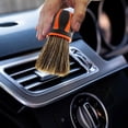 thumbnail image 1 of Cepillo de Limpieza para Coche, Cepillo de Cabeza Redonda para Cubo de Rueda, Cepillo de Detalle para Coche, Cepillo de Limpieza de Cabeza Redonda con Cerdas de Cerdo, 1 of 6