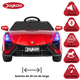 thumbnail image 3 of Montable Electrico para Niños Carro Deportivo Bluetooth Luz Led Control Remoto 12v - Rojo, 3 of 7