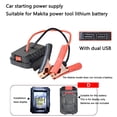 thumbnail image 1 of Pisexur Accesorios para coches, Electrónica para cochesAccesorios para coche, batería de coche, arrancador de batería de litio multifuncional, paquete ligero con doble puerto USB, potente amplificado, 1 of 2