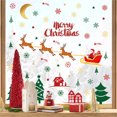 thumbnail image 1 of Merry Christmas Wall Decoration Wall Stickers PVC Self Adhesive Material Christmas Tree Santa Claus Window Stickers, 1 of 6