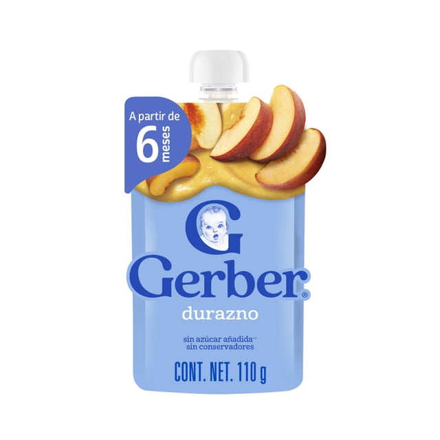 Alimento para niños Gerber junior durazno 110 g