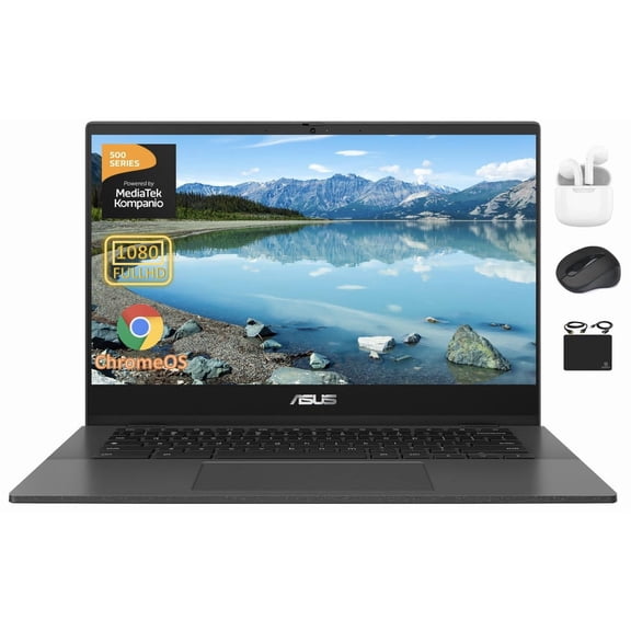 Notebook ASUS Chromebook CM14 14 Pulgadas MediaTek Kompanio 520 4GB RAM 128GB Chrome OS