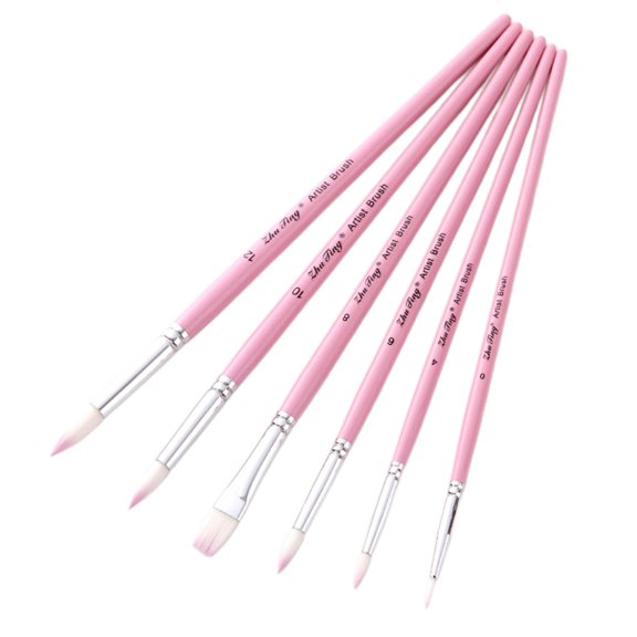 Juego de pinceles para pintar tableros, suministros superiores, pincel de acuarela perfecto para niños Fuumuui Púrpura