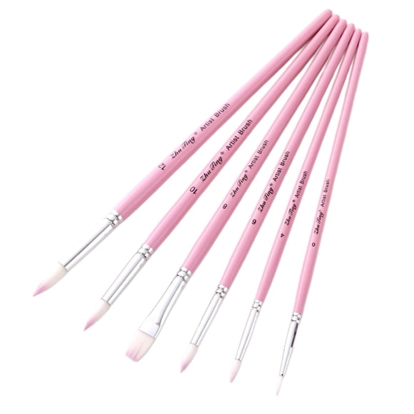 Juego de pinceles para pintar tableros, suministros superiores, pincel de acuarela perfecto para niños Fuumuui Púrpura