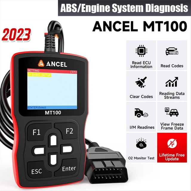 Herramienta de Diagnóstico para Motocicletas MT100, Decodificador OBD2 con 4 Adaptadores para Escáner de Inyección de Combustible Eléctrico para , para y para .