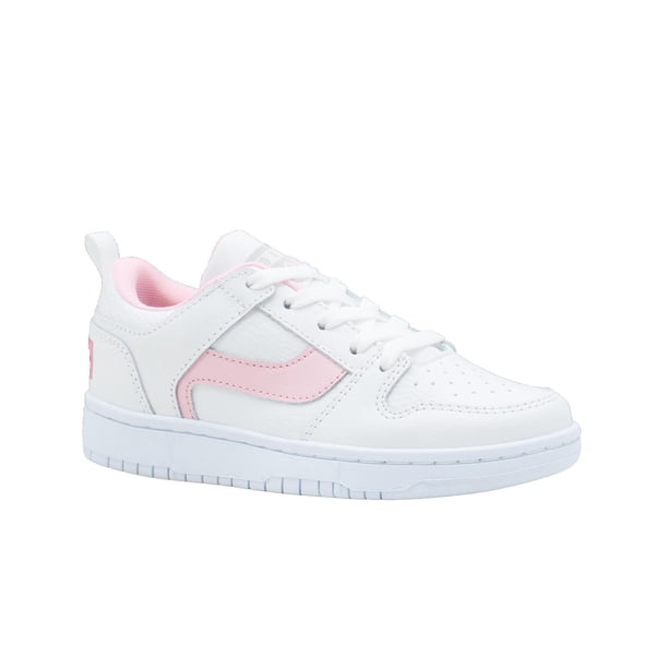 Tenis Para Niña Urbano Moda Super Comodos Color Blanco Rosa rosa 18.5