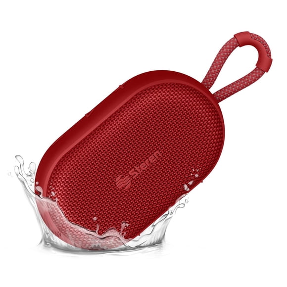 Mini bocina Bluetooth TWS color Rojo
