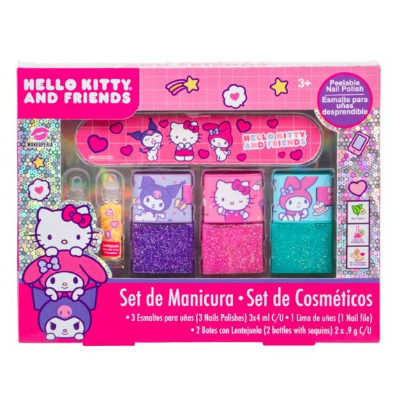 Set para uñas Hello Kitty 6 piezas