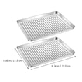 thumbnail image 4 of 2pcs Toast Baking Tray Cookie Baking Sheet Nonstick Baking Sheet Pan Oven Baking Tray, 4 of 6