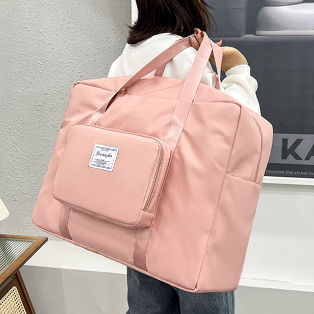 Large Travel Tote Bag, Expandable Gym Tote Bag,Carry On Bags For Women With Trolley Sleeve Wet Pocket,travel Duffel BagsTravel