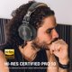thumbnail image 2 of Audífonos OneOdio Over Ear Pro-10 para DJ con cable Gris, 2 of 4