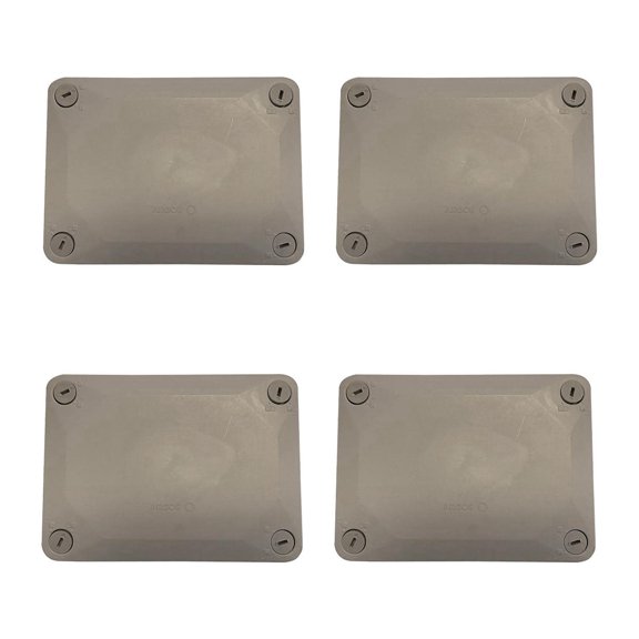 4 Pzs Caja Estanca Conos CCTV Tornillo 15x10.5x8 IP55 blanco 15cm