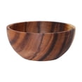 thumbnail image 1 of Ensaladera redonda de madera, utensilios de cocina para el hogar y restaurantes, ideal para mezclar arroz y fideos. El 16x7cm, 1 of 9