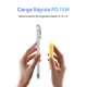 thumbnail image 5 of Power Bank Magnética 5000 mAh PD 20W Baseus MagPro con Soporte y USB-C lateral Amarillo, 5 of 7