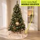 thumbnail image 3 of Pie de Árbol de Navidad Christmas Tree Skirt 122cm Diámetro modelo SOLSTICE Champagne Decoración Navideña Artego, 3 of 8