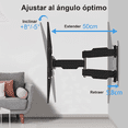 thumbnail image 3 of SOPORTE DE TV PARA PANTALLAS DE 40'' A 75'' North Bayou Brazo largo 50 cm NB-P65, 3 of 6