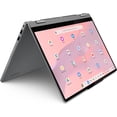 thumbnail image 2 of Lenovo Chromebook 2 en 1 - Laptop Ligera - Google Gemini - CPU Intel® N150 - Pantalla Táctil IPS WUXGA de 14" - 4GB RAM - 128GB UFS de Almacenamiento - Gráficos Intel® Integrados - Luna Grey, 2 of 5
