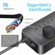 thumbnail image 4 of Boparte EL08 Multicontacto de 8 tomas con usb color negro largo del cable de 1.2m 10A, 4 of 5