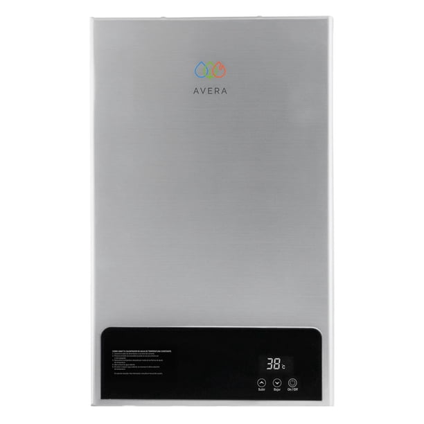 Calentador de agua instantáneo modulante para gas Natural de 10 Litros, 2 Servicio, Boiler de paso AVERA, CM10NAT