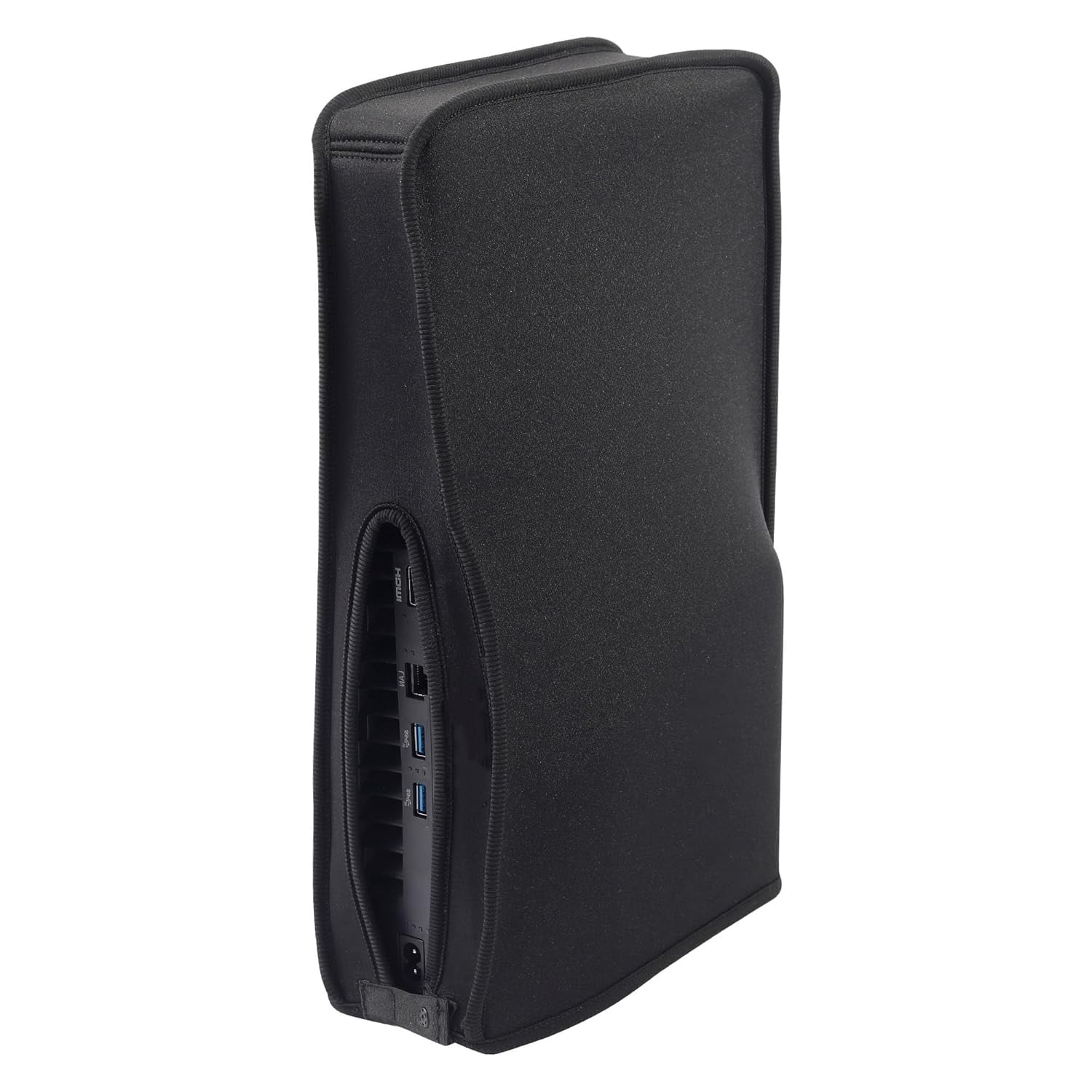 Funda protectora con corte preciso para PlayStation 5 Slim Console Digital Edition y Regular Edition, resistente al polvo y a los arañazos, lavable, con puerto de fácil acceso para cables