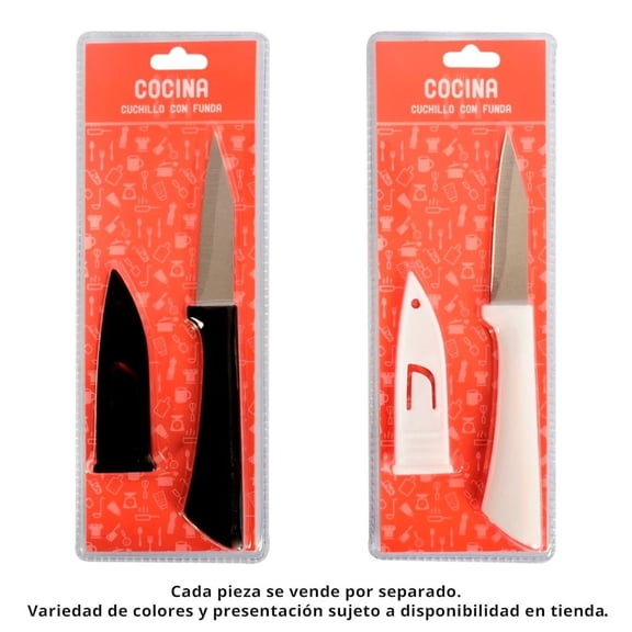 Cuchillo Prichos con Funda Varios Colores 1 Pieza