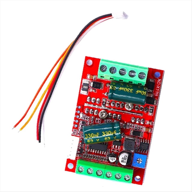 DC 6-60V 16A 400W 3 Fases Hall Placa Controladora de Motor Sin Escobillas BLDC PWM Módulo Controlador PLC