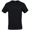 thumbnail image 4 of Camiseta Gildan Crew para hombre, paquete de 6, negra, 2XL, 4 of 7