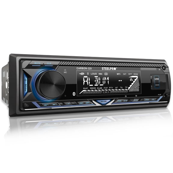 Autoestereo Bluetooth Steelpro Carbon 329 Usb Aux Control