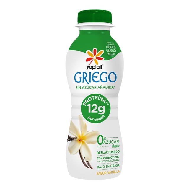 Yogurt Yoplait Griego sin azúcar sabor vainilla 220 g