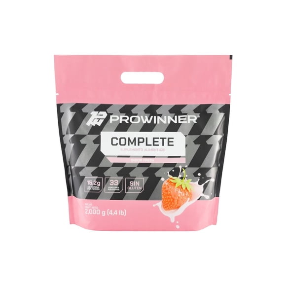 Suplemento Complete Polvo Sabor Fresa ProWinner 2 Kg