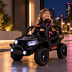 thumbnail image 5 of Carro Electrico Montable para niños con Control Remoto y Manejo Directo Auto Negro con USB Bluetooth Luces Bocina y Musica, 5 of 6
