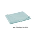 thumbnail image 4 of Xihbxyly Sábana de Algodón Aloe Vera (150 X 230 Cm), Transpirable, Hipoalergénica, Color Liso, Resistente a La Decoloración, Ideal para Dormitorio y Hogar. Juego de 1 Pieza., 4 of 7