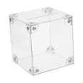 thumbnail image 4 of Caja de dinero acrílica, caja para monedas, contenedor de almacenamiento de dinero, multifuncional, espaciosa, 12cm x 12cm x 12cm, 4 of 9