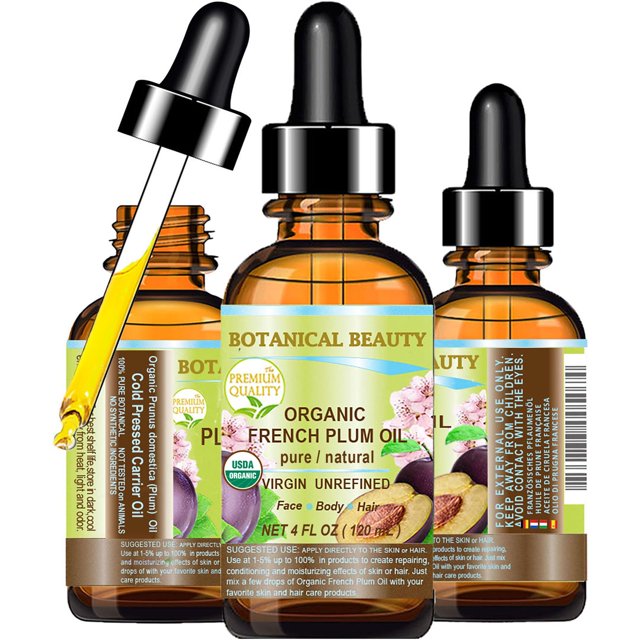 Aceite de Ciruela Botanical Beauty 120 ml Orgánico Prensado en Frío