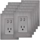 thumbnail image 1 of Contacto de Pared USB A Inoxium2U1CSilver 10Pzas USBx2/Contacto 110/125-250VCA 15A 50/60Hz 5VDC 2.1A Plateado Acero Inox, 1 of 4