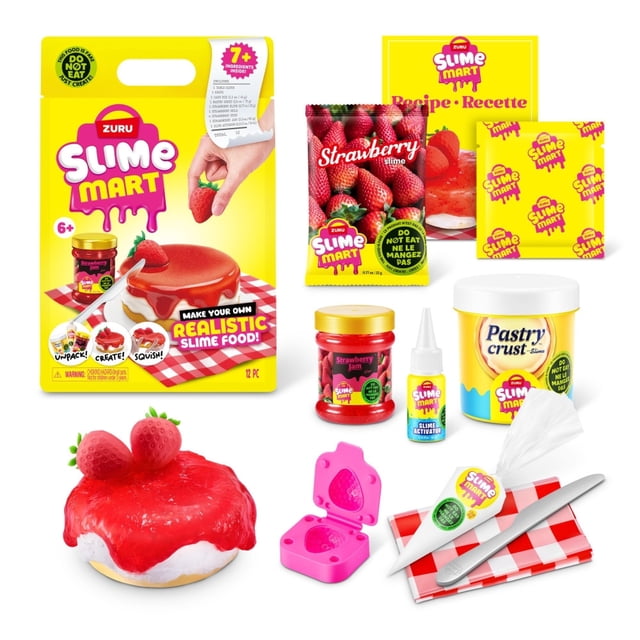 Set de Juego Slime Mart Bolsa Pequeña Tarta de Fresa