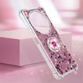 thumbnail image 4 of Funda para Xiaomi Redmi 14C con Brillo Líquido Flotante, Purpurina, Parachoques y Anillo Giratorio Soporte, 4 of 5