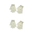 thumbnail image 3 of Qarigey 1 par de guantes para niños, accesorio de ropa, calentador de manos para exteriores, guantes cómodos para niños y niñas, guantes de Blanco 2piezas, 3 of 6