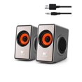 thumbnail image 1 of OROW - Altavoces para computadora, mini altavoz de computadora de 12 W con control de volumen, altav, 1 of 6