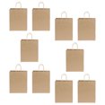 thumbnail image 1 of HOOWIFFY 10Ud Bolsas De Papel Kraft Marrón Con Asas Para Almacenamiento Y Regalos, 1 of 8