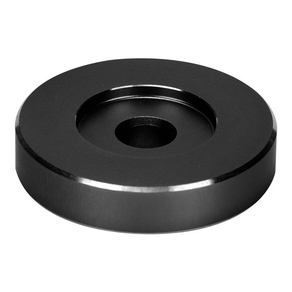 Adaptador para Tocadiscos de Aluminio Plateado Dorado Negro para Discos de Vinilo de 45 RPM