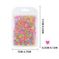 thumbnail image 3 of Pisexur Belleza Maquillaje 3 piezas de purpurina fluorescente en forma de corazón para uñas, pegamento para rellenar, decoración DIYpara mujeres y hombres, 3 of 8