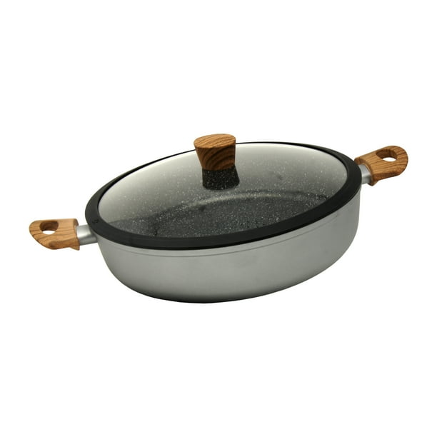 Arrocera Westinghouse Antiadherente De Mármol Gris Madera 28cm