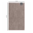 thumbnail image 4 of Toalla de Medio Baño Hometrends Lisa Gris, 4 of 6