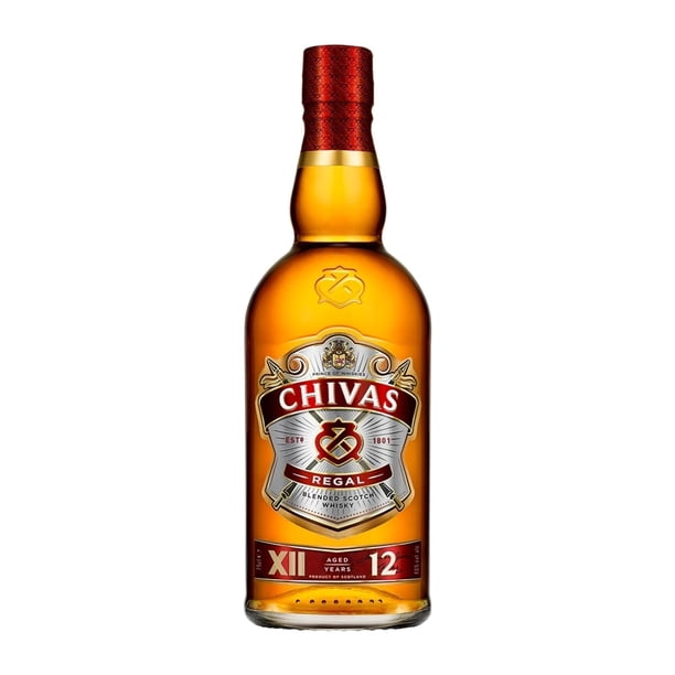 Whisky Chivas Regal 12 Años Escocés 750 ml