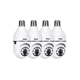 thumbnail image 1 of 4 Piezas Camara Tipo Foco 360° Impermeable De1080 Con Wifi Belug Blanco, 1 of 5
